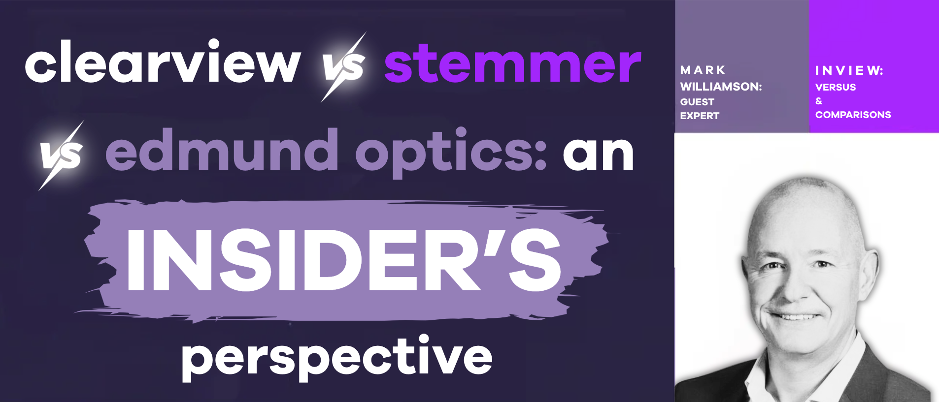Clearview, Stemmer, Edmund Optics: Which Machine Vision Partner Is Right for You?
