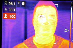 Thermal Imaging Used To Detect Elevated Body Temperature